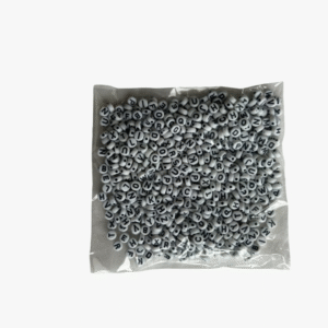 White Alphabet Beads