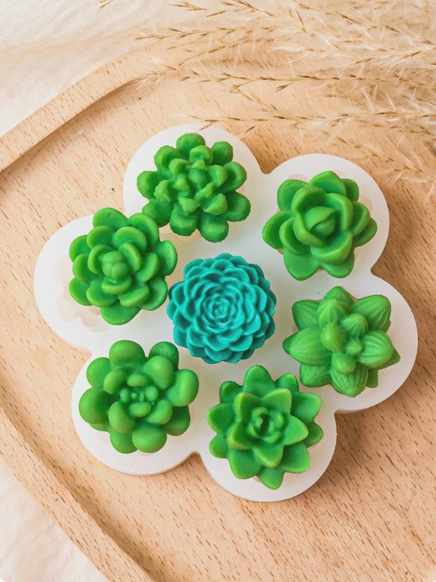 7cavity cactus flower mould